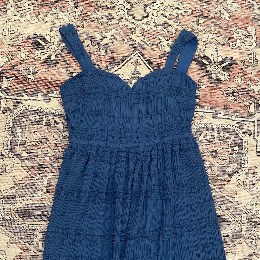 Blue Sleeveless Dress